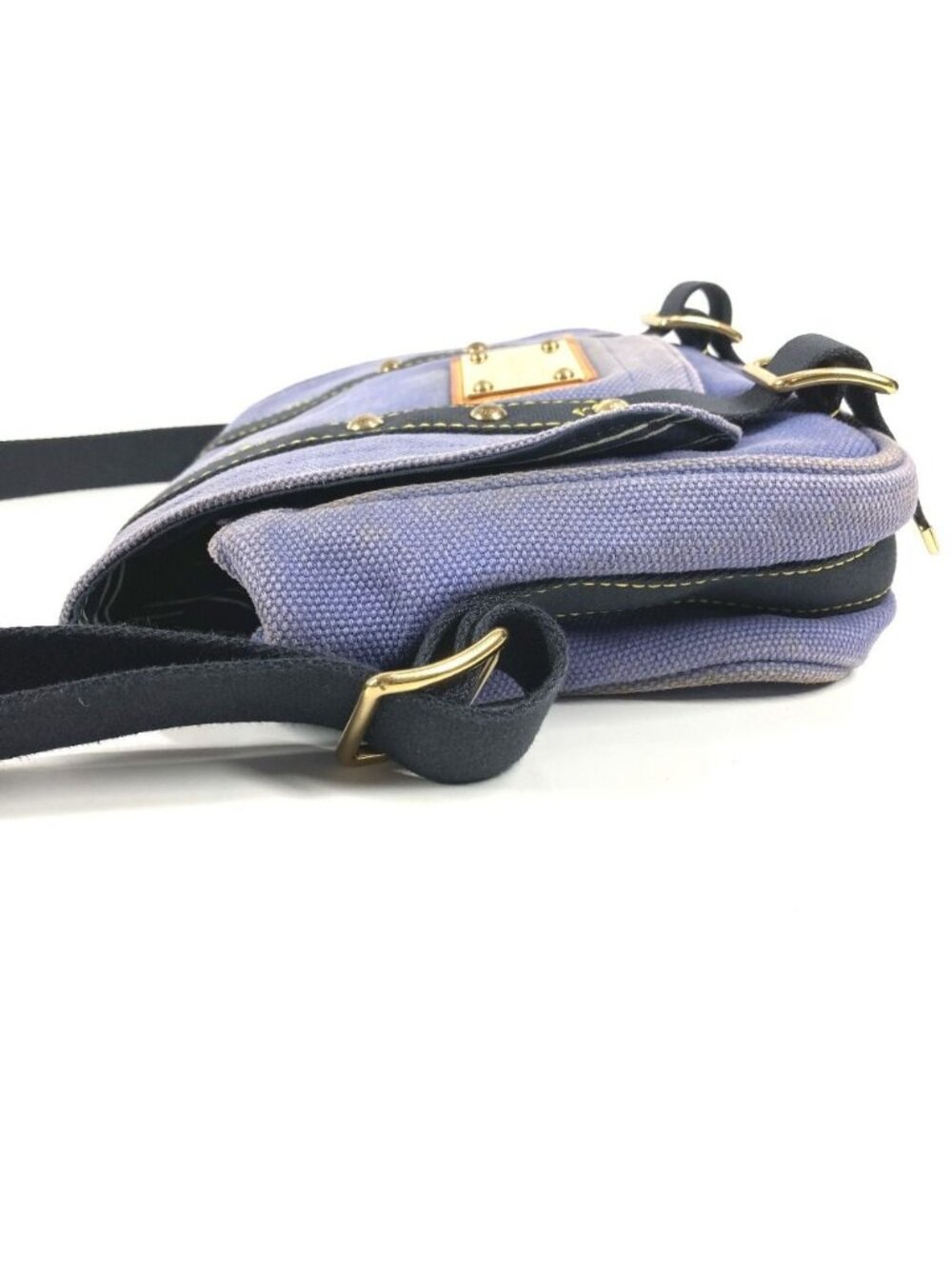 Louis Vuitton Shoulder Bag Besace PM Canvas Blue - Picture 4 of 9
